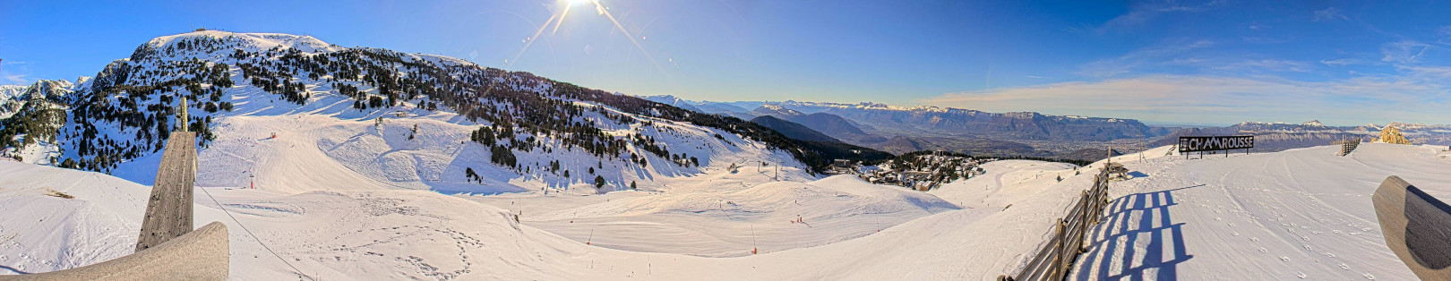 Webcam Chamrousse 1870 - Sommet Casserousse