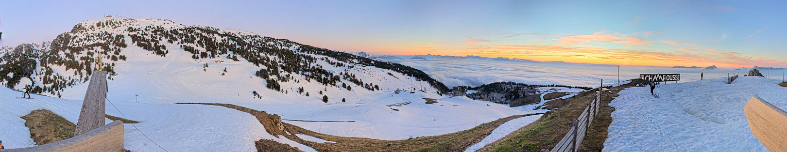 Webcam Chamrousse 1870 - Sommet Casserousse